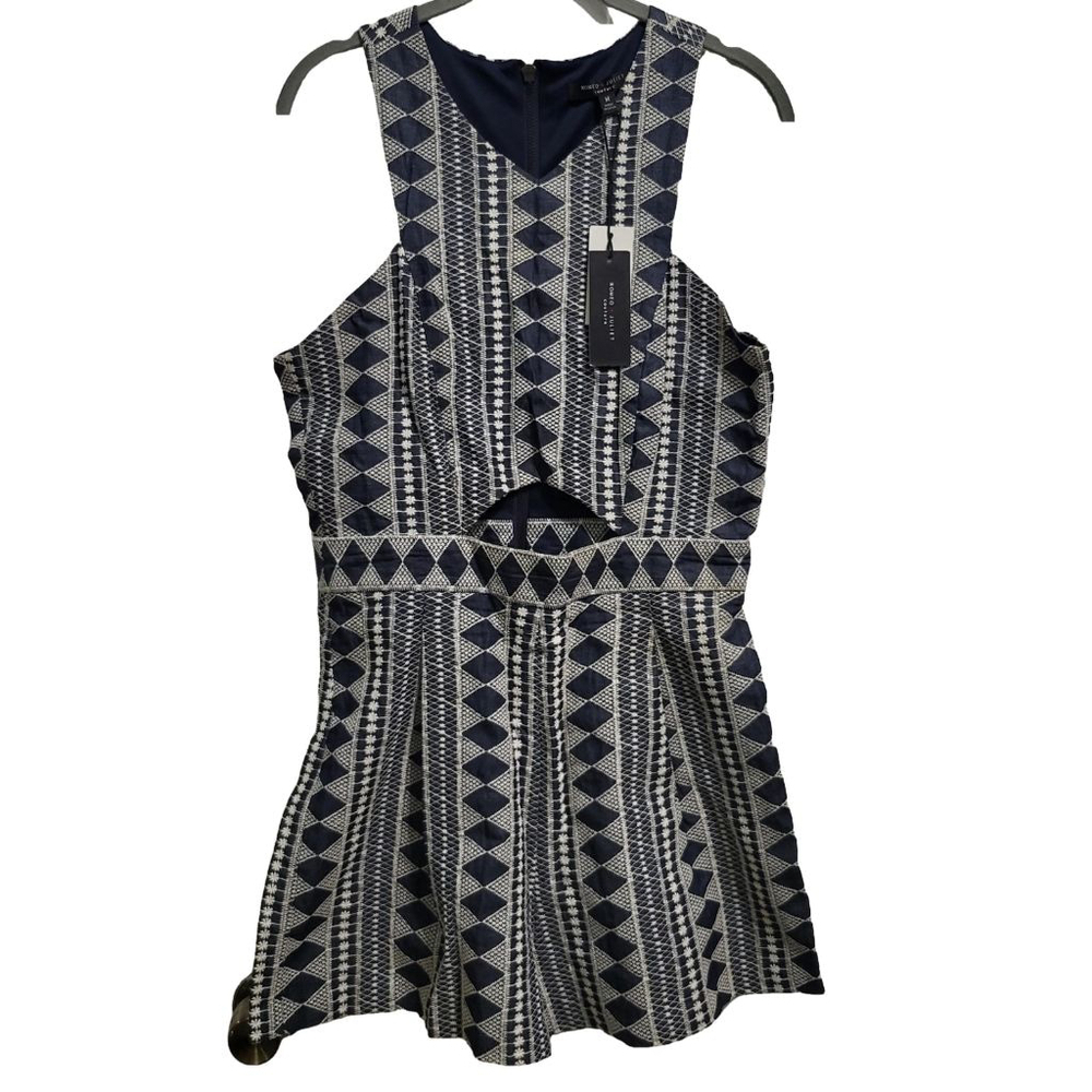 Women's Romeo & Juliet romper,‎ M, Navy and White